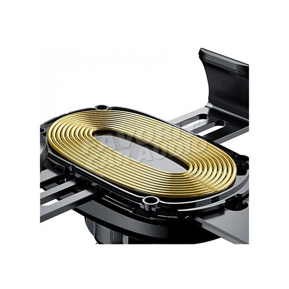 Держатель Baseus WXYL-A01 торпедо шарнир бесп. зарядка QI чёрный