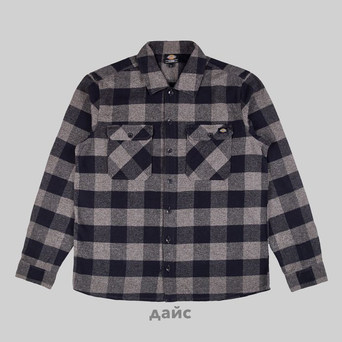 Рубашка мужская Dickies Sacramento Long Sleeve Shirt артикул:WLR23PBY - купить в магазине Дайс