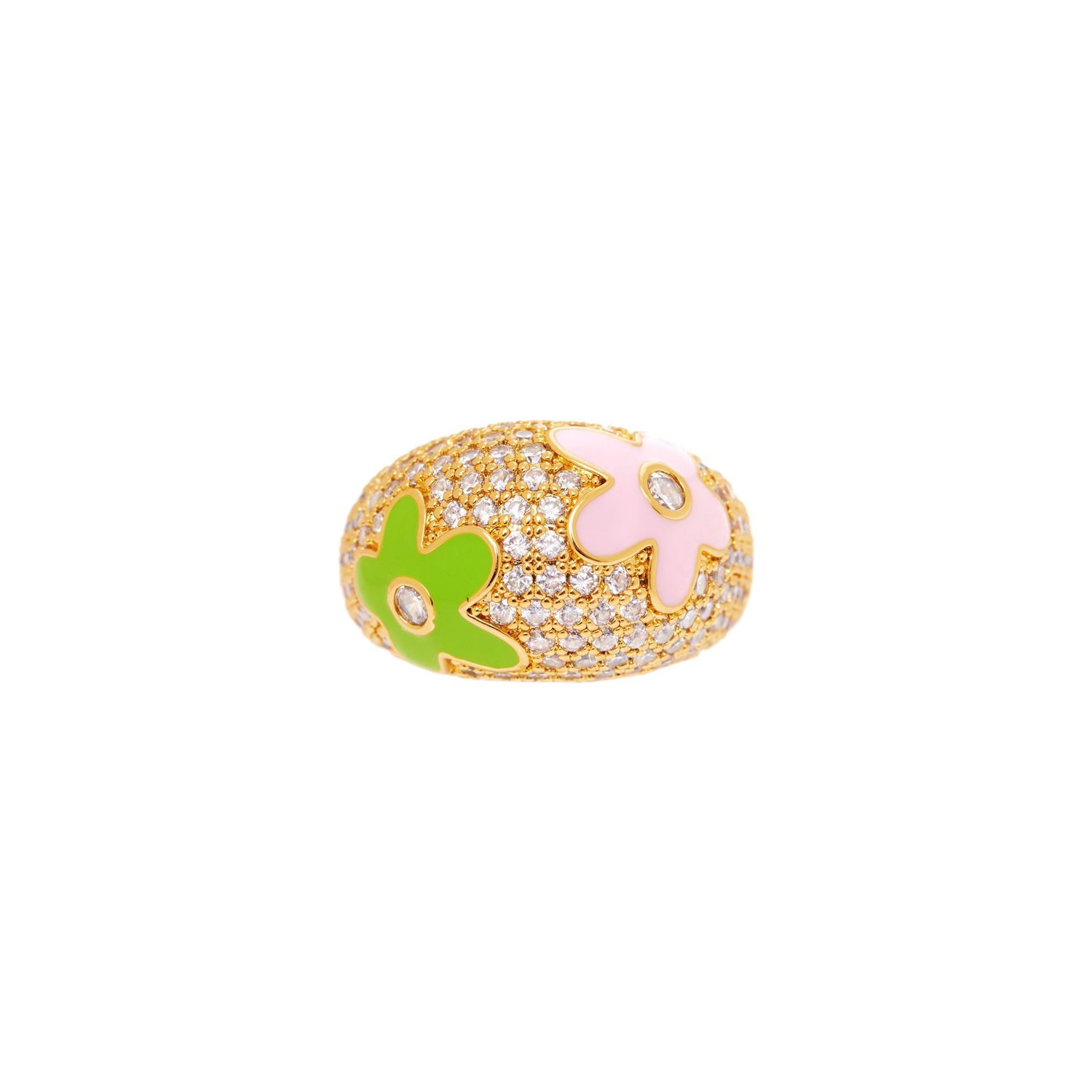 Кольцо Flower Lover Dome Ring – Gold