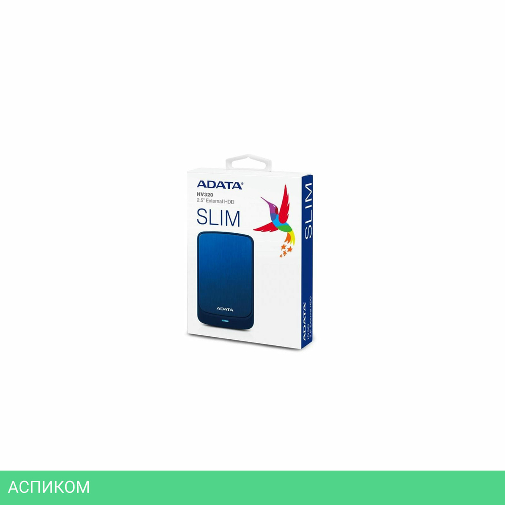 Внешний накопитель A-Data HV320 1Tb AHV320-1TU31-CBL синий