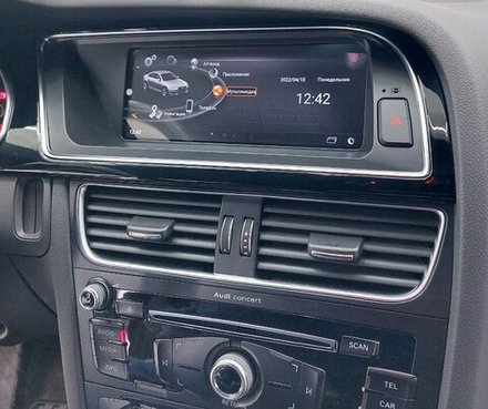Магнитола Audi A5 (8T) 2007-2016 (с джойстиком MMI) - Radiola RDL-9605MMI монитор 8.8" на Android 13, 8Гб+128Гб, CarPlay, 4G SIM-слот