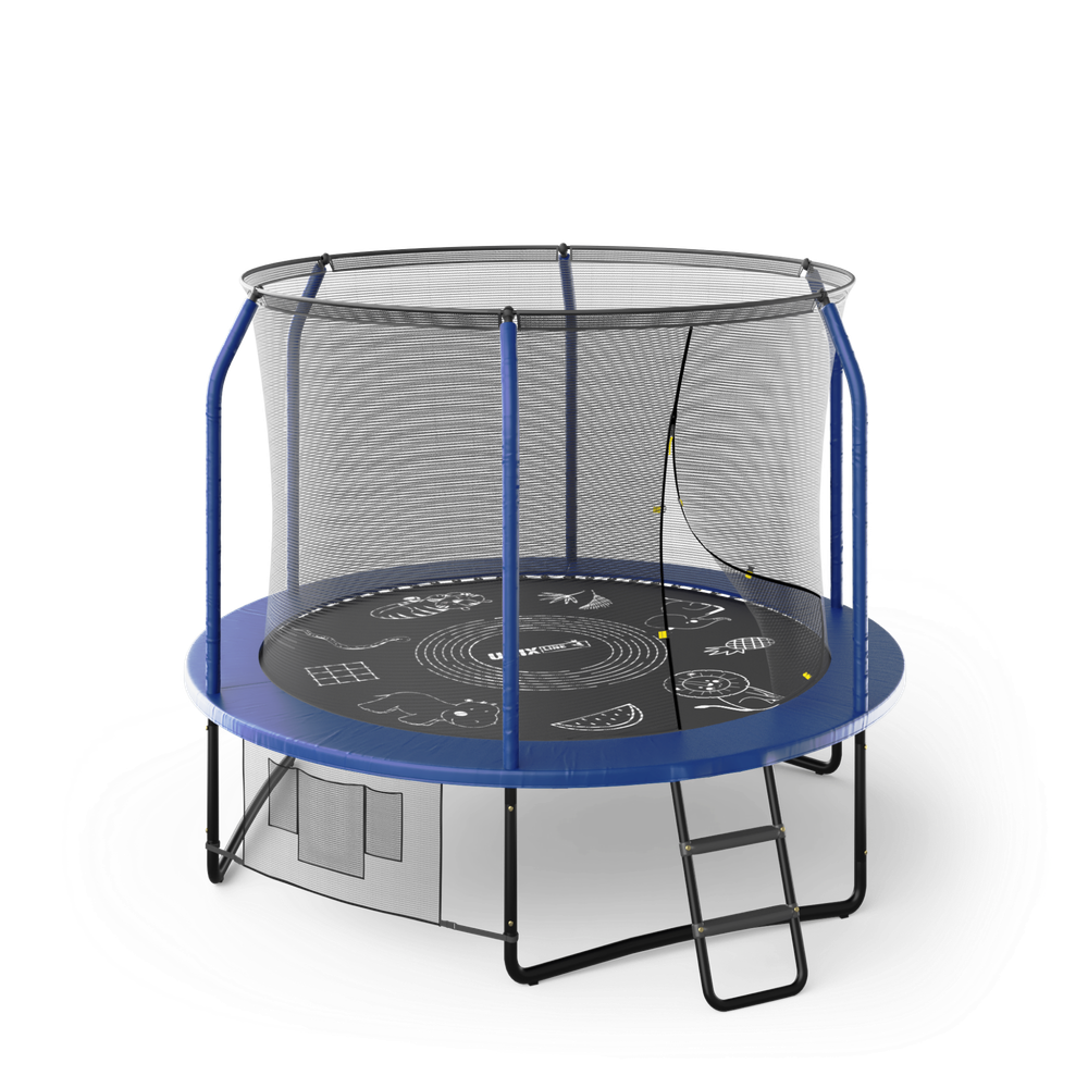 Батут UNIX Line SUPREME GAME 8 ft (Blue)