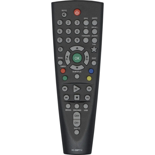 Пульт для приставки DVB-T2 BBK RC-SMP712 (RC-STB100)