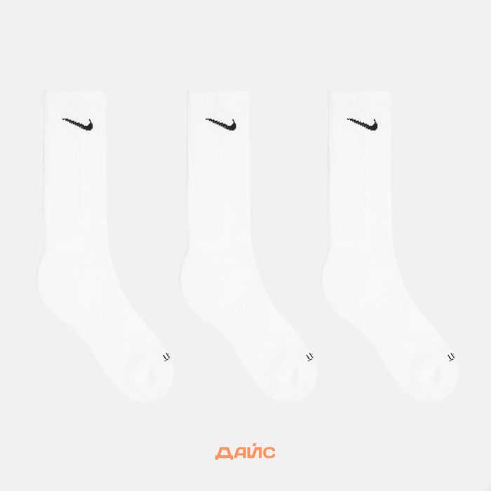 Носки Nike Everyday Plus Cushioned Crew 3 Pairs артикул:SX6888-100 - купить в магазине Дайс
