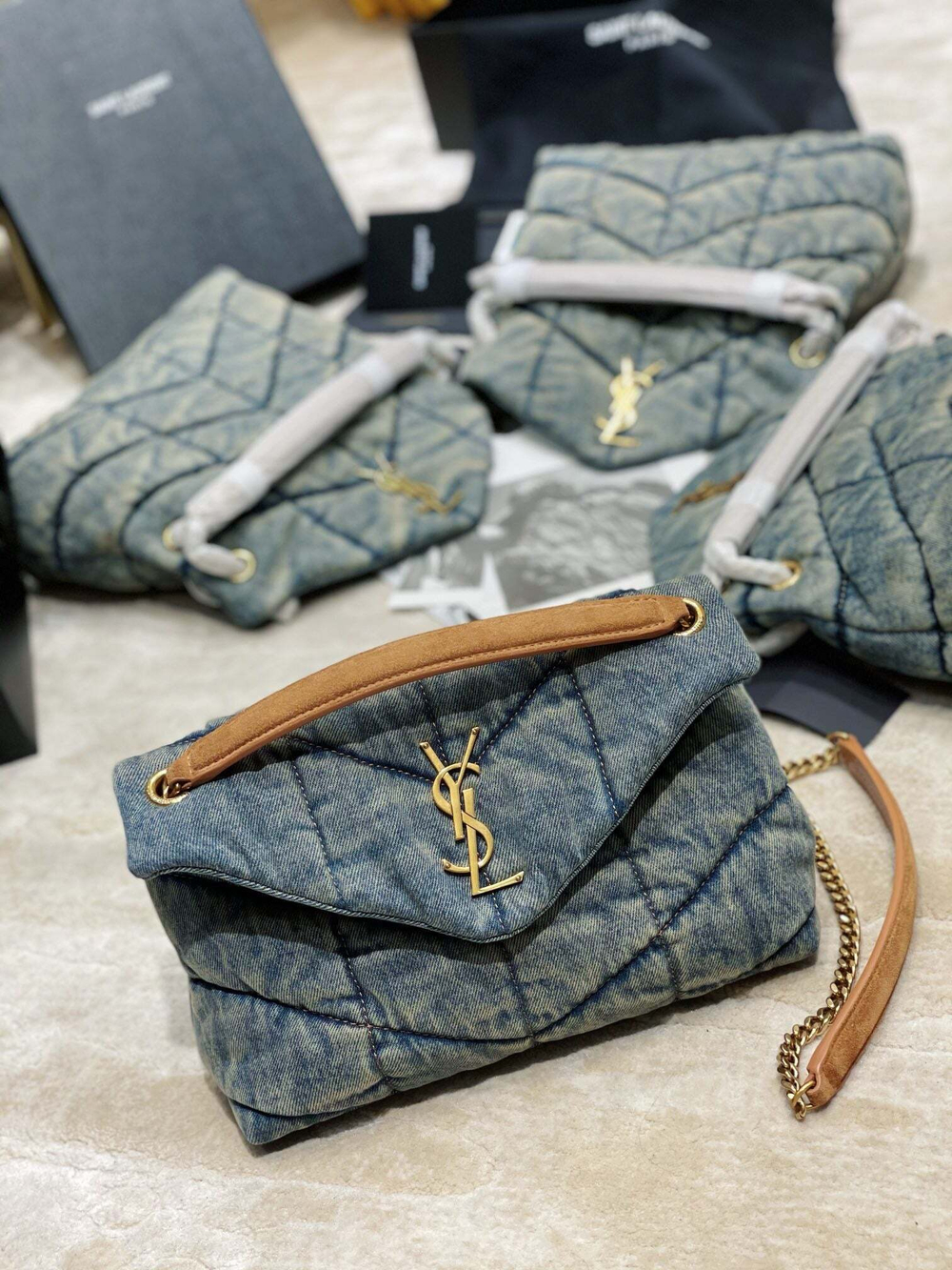 Yves Saint Laurent Loulou Puffer Bag 29 cm