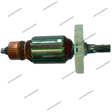 Якорь подходит для Интерскол М25(расстояние между запорн.шейками-159,диам по железу 53)