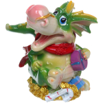 Фигурка «Новогодний Дракоша» 12,5*12*10 см, микс