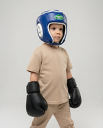 Детский шлем Green Hill Kickboxing синий