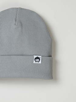 Комплект трикотажный шапка и снуд "Серый"