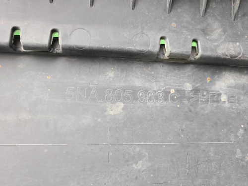 Юбка переднего бампера VW Tiguan 2 (2016-2020)