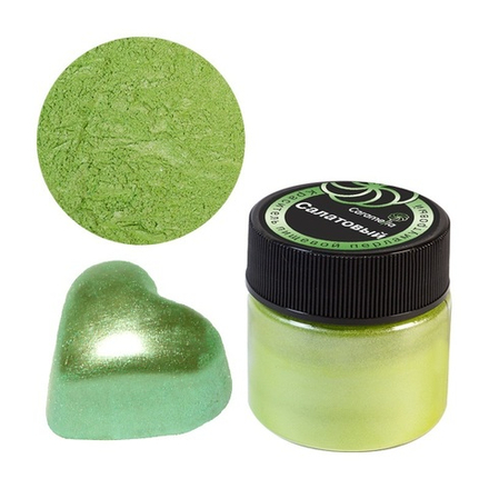 Краситель сухой перламутровый Caramella, кандурин "Салатовый" 5 г