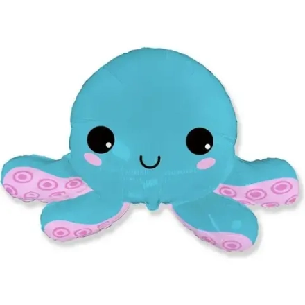 Фольга фигура 31" Осьминог / HAPPY OCTOPUS / 1 шт / Г87