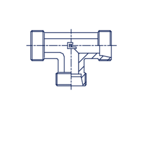 Соединение PT DS14 22x1.5 (корпус, нерж.)