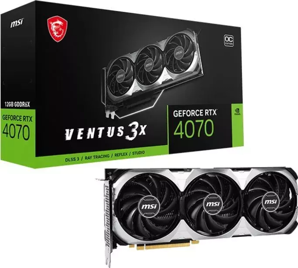 Видеокарта MSI RTX 4070 VENTUS 3X 12G OC RTL