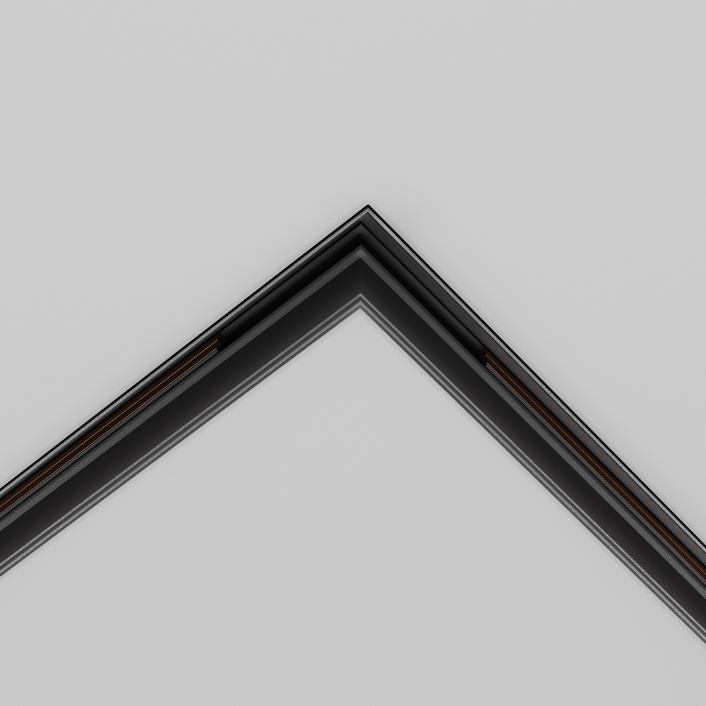 Коннектор угловой 90° встраиваемый под ГКЛ 9,5мм Maytoni Exility TRACL034-42B-R