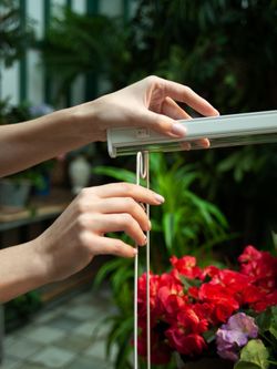 UFP-G20S H80 WHITE Подставка металлическая для светильника ULI-P. высота 800 мм. Белая. TM Uniel