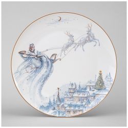 ТАРЕЛКА ОБЕДЕННАЯ LEFARD "СНЕЖНАЯ КОРОЛЕВА" 25,5 СМ (КОР=16ШТ.)