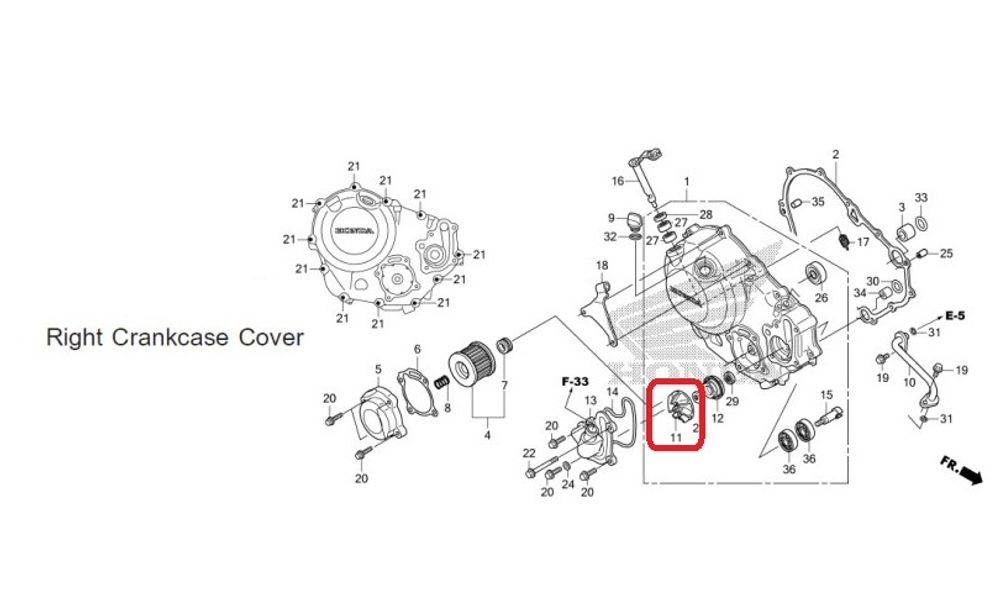 19215-KGH-900. IMPELLER, WATER PUMP