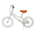 PITUSO Беговел Orbita, колеса AIR 14", тормоз, подножка,Gray matt/Серый матовый