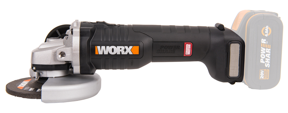 Угловая шлифмашина аккумуляторная WORX WX812
