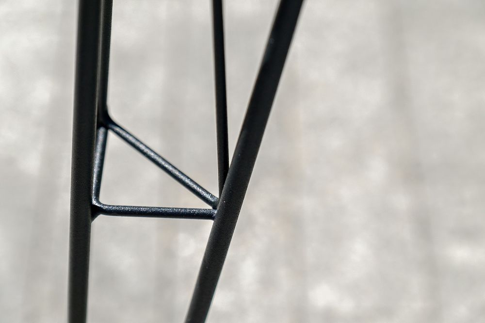 "Руссо" обеденный стол из HPL 150х80см, цвет "черный мрамор"