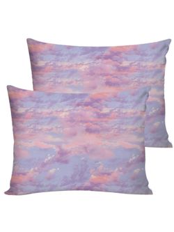 Постельное белье перкаль Сказка "Небеса" семейное Наволочка 50х70 см 2 шт Простынь на резинке 160x200 см Пододеяльник 145x215 см 2шт