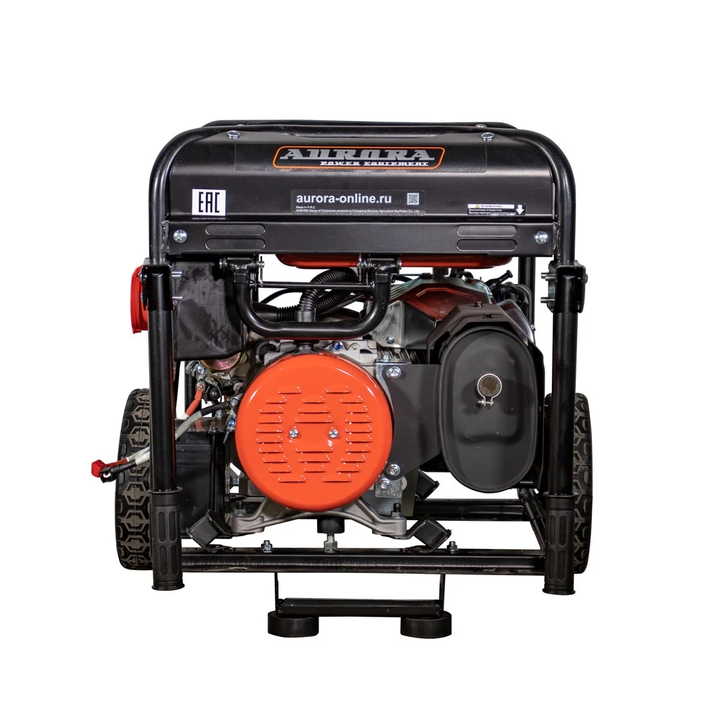 Электростанция АВРОРА AGE 7500 DSX на колесах