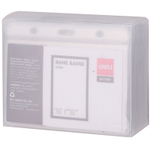 Бейдж горизонтальный DELI, 115x93мм (105x70 мм)