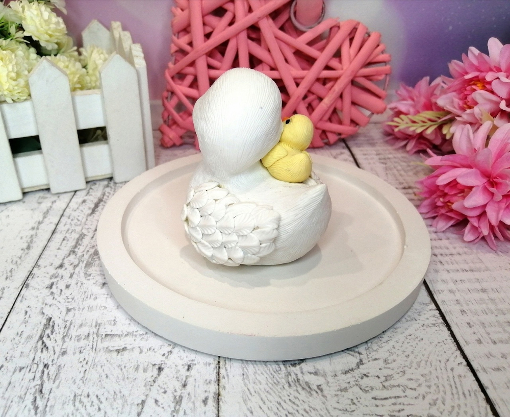 Силиконовая форма Уточка с малышом