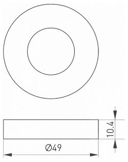 Рамка на 1 пост Arlight Deck 024930