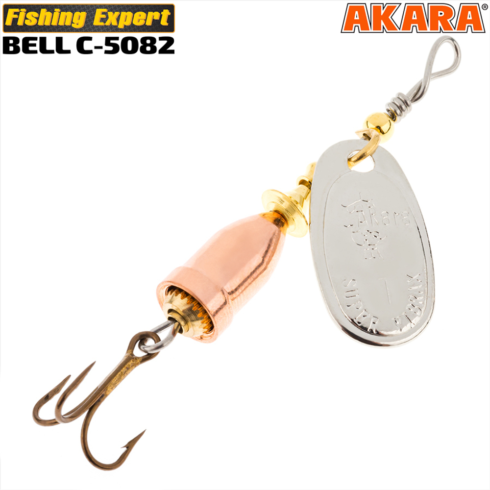 Блесна вращающаяся Akara C-5082 13 гр. 001/Cu