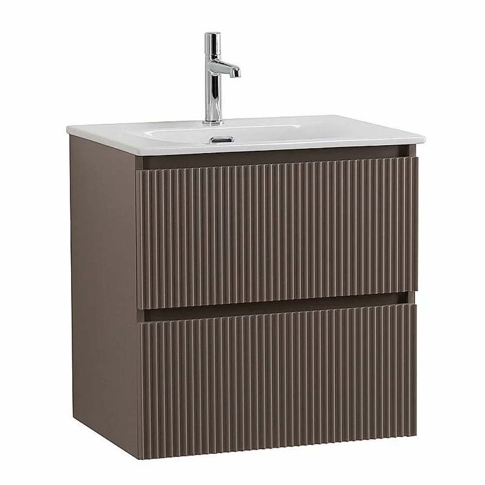 Тумба с раковиной BelBagno UNO-700-2C-SO-СO бежевый матовый