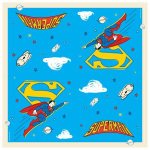 Салфетки бумажные 33*33см Superman 3 сл., 20л