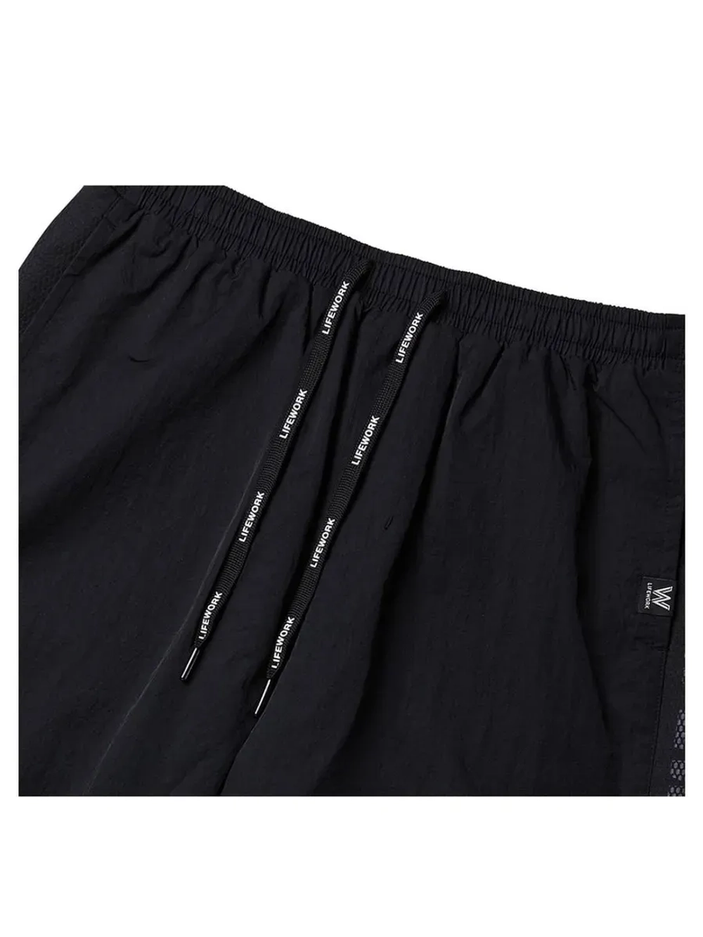 Шорты нейлоновые с сетчатыми полосками