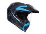 AGV AX9 ANTARTICA MATT BLACK/CYAN