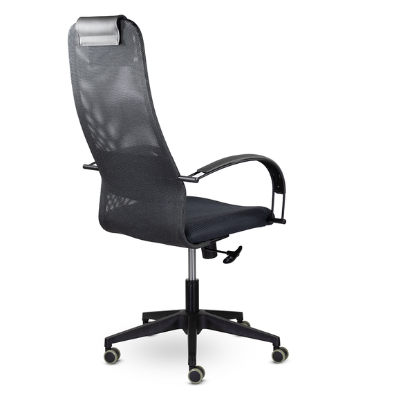 Кресло СН-601 Соло пластик SoloBL Ср S-0422/TW-72/Е72-к (темно-серый/серый)