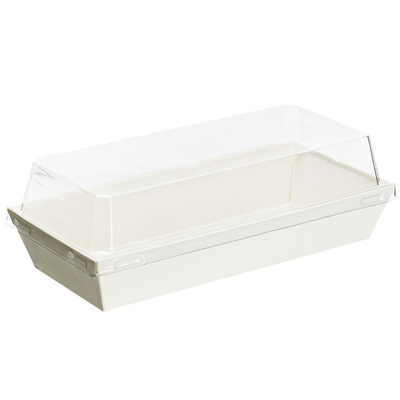 Контейнер бумажный Ant Box White с крышкой 300 мл 7- 17 (70x170x68) 1/600