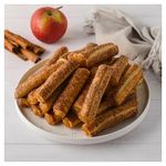 Печенье слоеное ПОЛЕТ "Лимоньерки" с яблоком и корицей, 500 г, картонная коробка, 1565