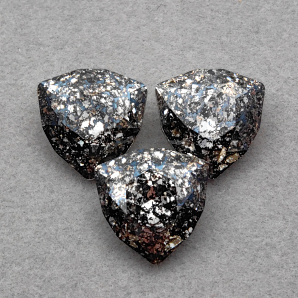 Кристалл Swarovski 4706 Триллиант, цвет Черная патина (Crystal Black Patina F)