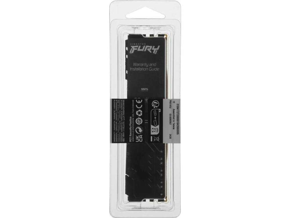 Оперативная память Kingston Fury KF432C16BB/4, DDR4 1х 4ГБ 3200 МГц, DIMM, RTL