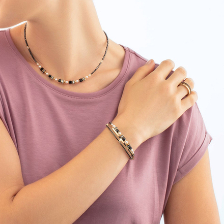 Кольцо Coeur de Lion Black-Gold 0136/40-1316 56