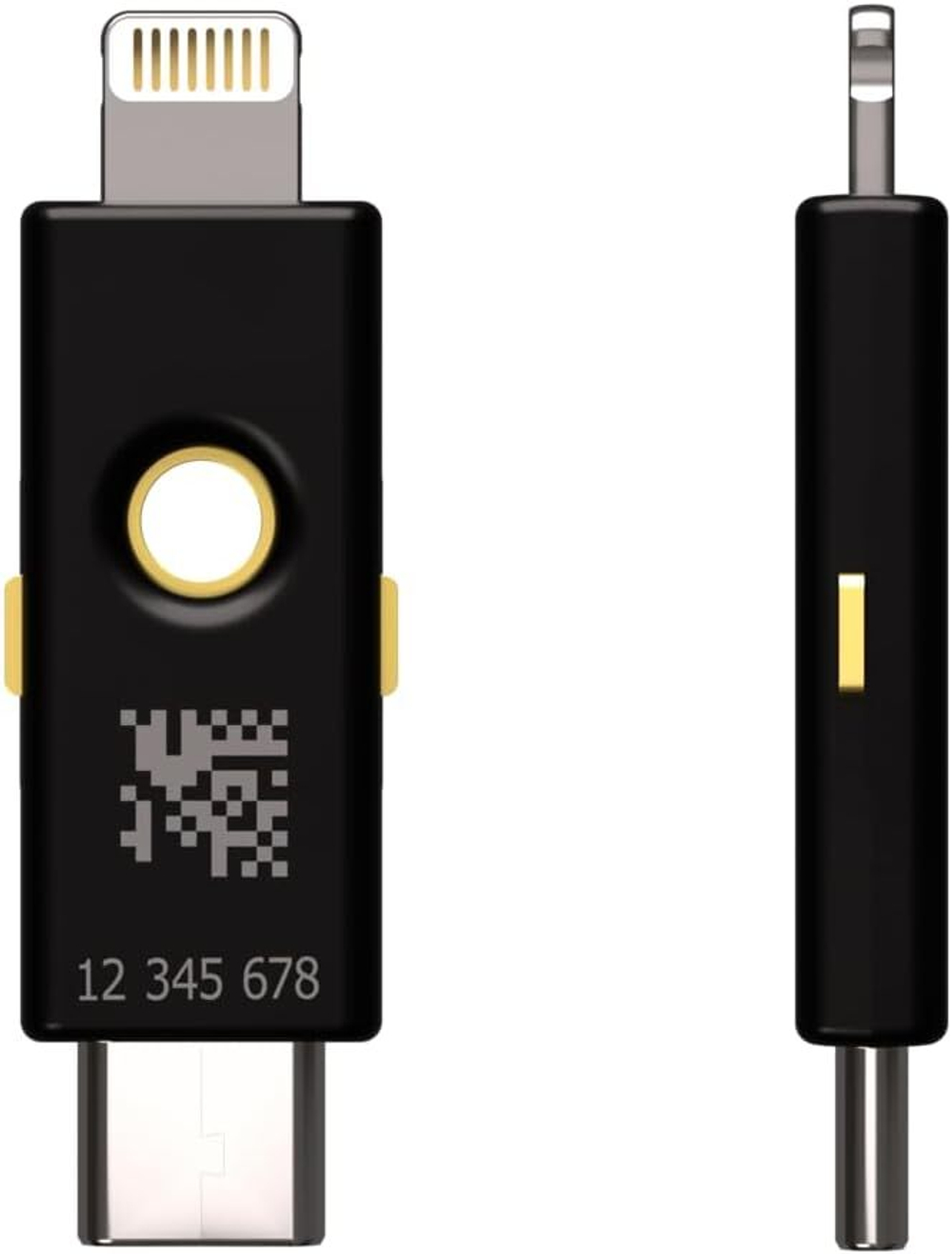 Yubico YubiKey 5Ci — Аппаратный ключ безопасности с двойным интерфейсом (Lightning + USB-C) Двухфакторная аутентификация для iOS, Android, Windows и macOS