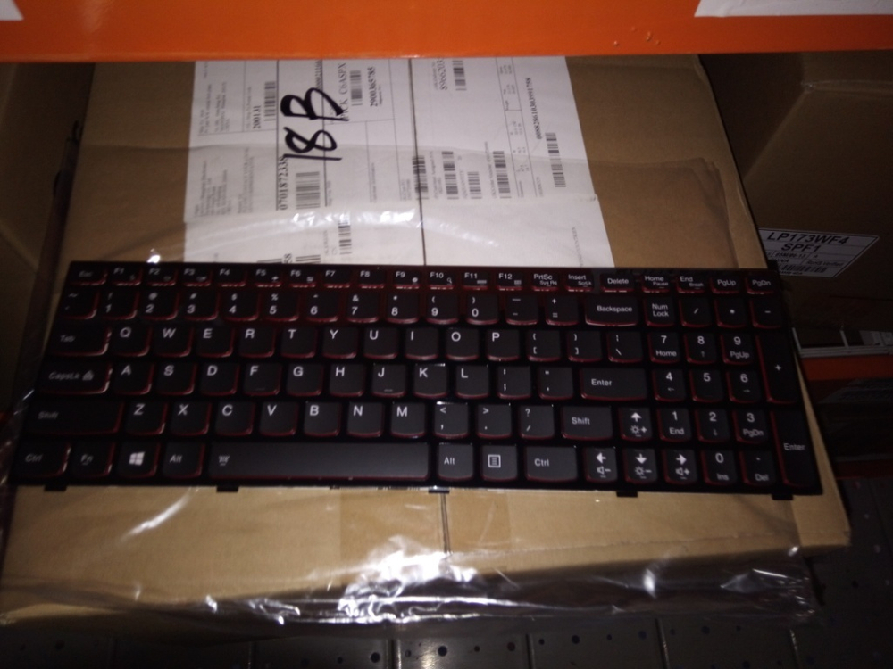 Клавиатура для Ноутбука Lenovo LenovoY510p раскладка - анлийская, черная, Windows 8 (25205518)