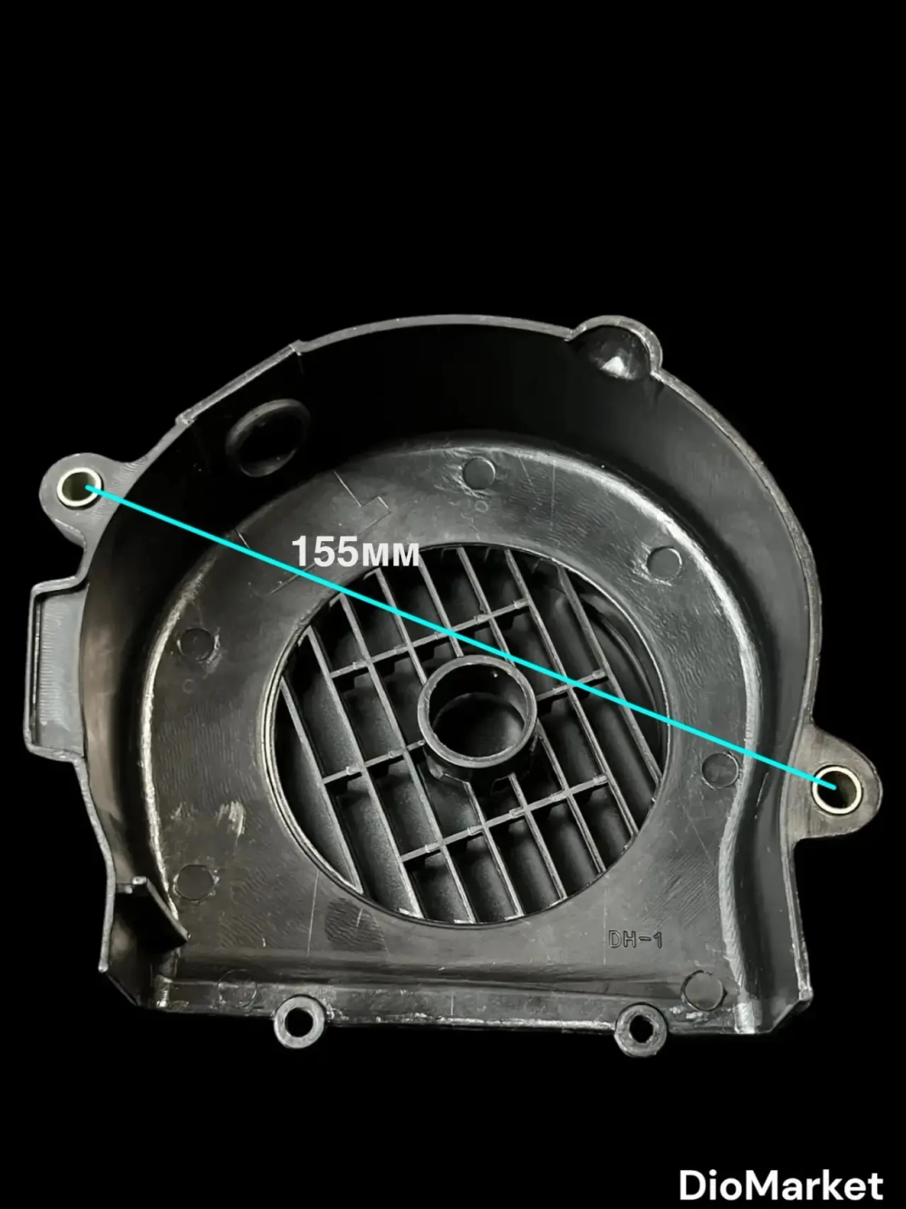 кожух обдува на генератор китайский скутер 139QMB (кожух охлаждения)