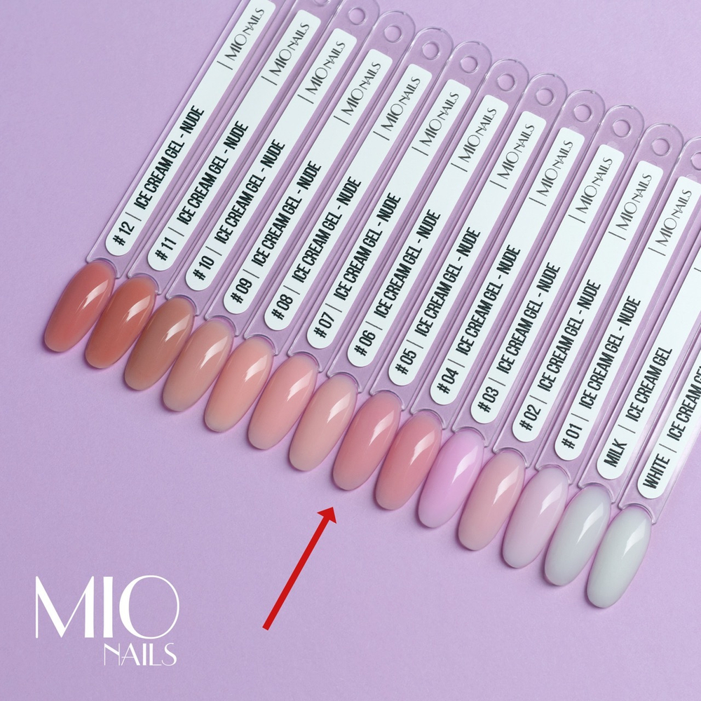 Гель MIO NAILS  "ICE CREAM GEL" - NUDE 05, 30 гр