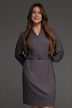 Платье женское 1708Аа, Кофе #519Коф051708Аа