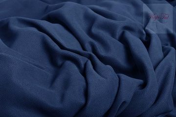 XL-Комплект штор Палермо (тёмно-синий) и вуаль (белый)