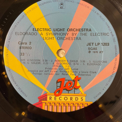 Винтажная виниловая пластинка LP ELP Eldorado A Symphony By The Electric Light Orchestra (Spain 1983)