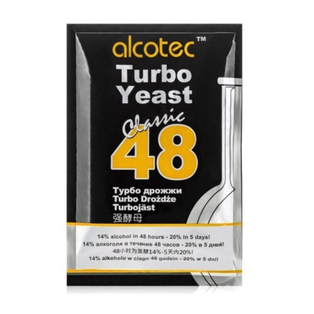 Дрожжи спиртовые Alcotec 48 Classic Turbo 130гр