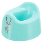 Горшок детский с декором 275х170 мм (зеленый)